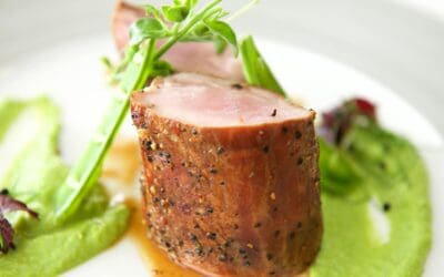 Grilled Pork Tenderloin with Rustlin’ Rob’s Roasted Garlic Oil