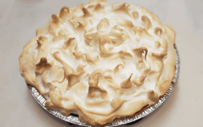 Mayhaw Jelly Meringue Pie with Rustlin’ Rob’s Mayhaw Jelly