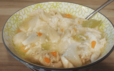 Old Fashioned Chicken and Dumplings with Rustlin’ Rob’s Steak Dust