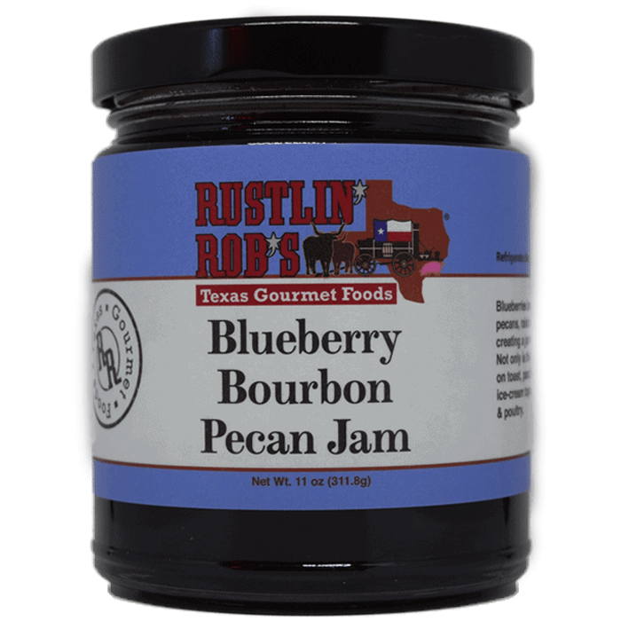 Blueberry Bourbon Pecan Jam • Rustlin' Rob's Gourmet Texas Foods
