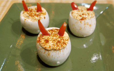 Devilicious Eggs with Rustlin’ Rob’ Sweet Hot Jalapeno Relish