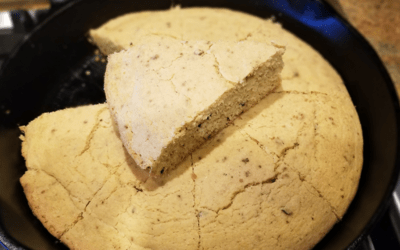 Texas Jalapeno Crawfish Cornbread with Rustlin’ Rob’s Whole Grain Yellow Cornmeal