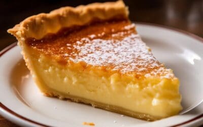 Buttermilk Coconut Pie with Rustlin’ Rob’s Mexican Vanilla