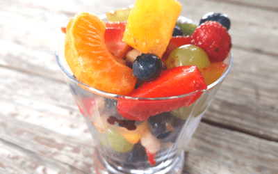 Fresh Fruit Salad with Rustlin’ Rob’s Bourbon Maple Syrup