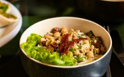 Chick-Pea of the Sea Salad with Rustlin’ Rob’s Sweet Hot Jalapeno Relish
