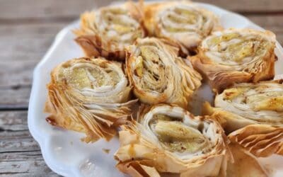 Banana Pinwheels with Rustlin’ Rob’s Cinnamon Honey Butter