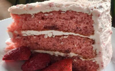 Jean’s Strawberry Cake with Rustlin Rob’s Mexican Vanilla