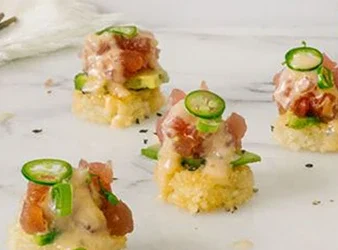 Pineapple and Habanero Tuna Tartare with Crispy Rice