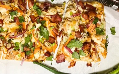 Sweet Heat Chicken Bacon Flatbread